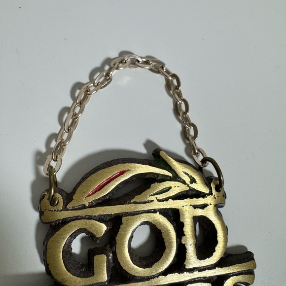 Vintage Gold and Black Wall Hanging Decor - Picture 2 of 4